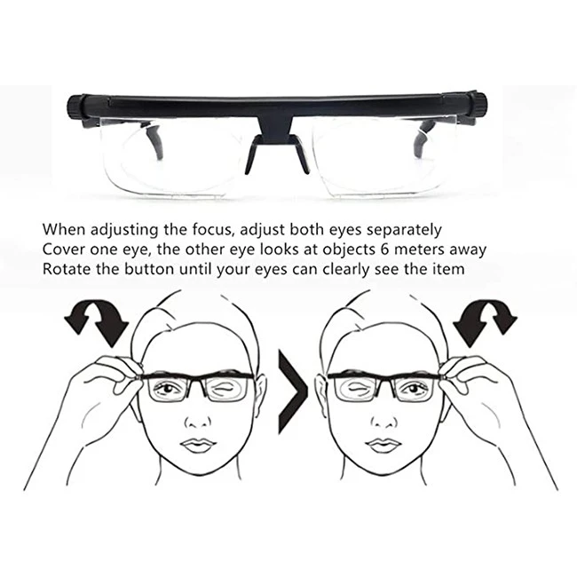 Adjustable Focus Glasses